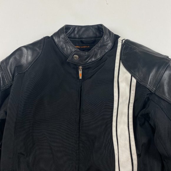 Power Trip Chris Carr Armored Motorcycle Jacket Men's Small Black - Picture 4 of 16